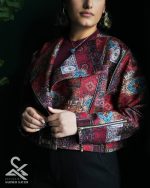 کراپ کت مخمل کد۱۰۳