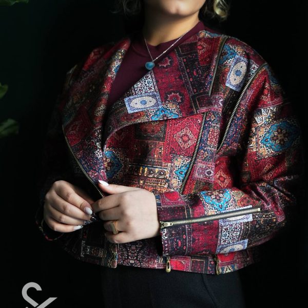 کراپ کت مخمل کد۱۰۳