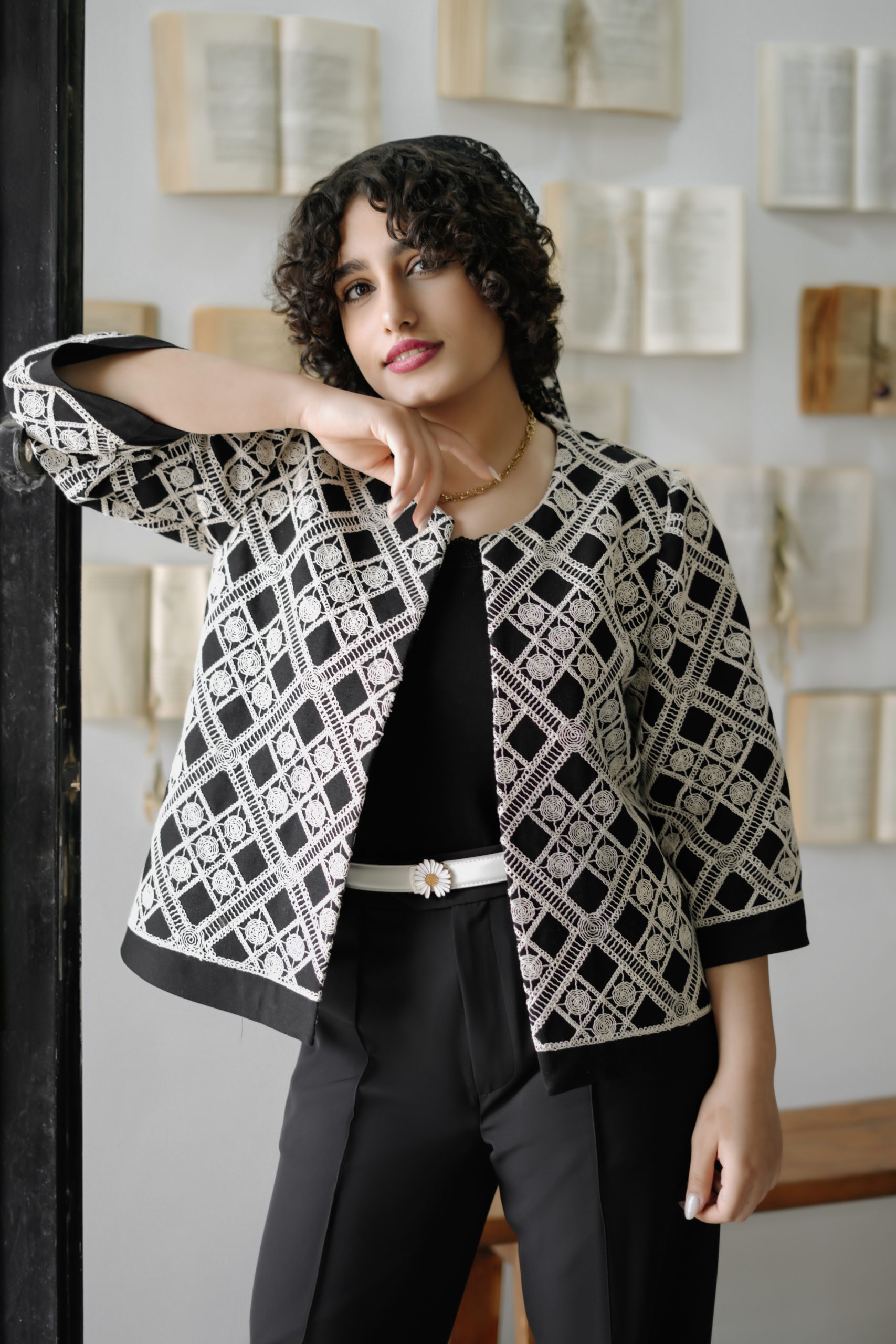 IMG_2592 کراپ کت باشلوار جین کد ۱۰۱ - Image 1